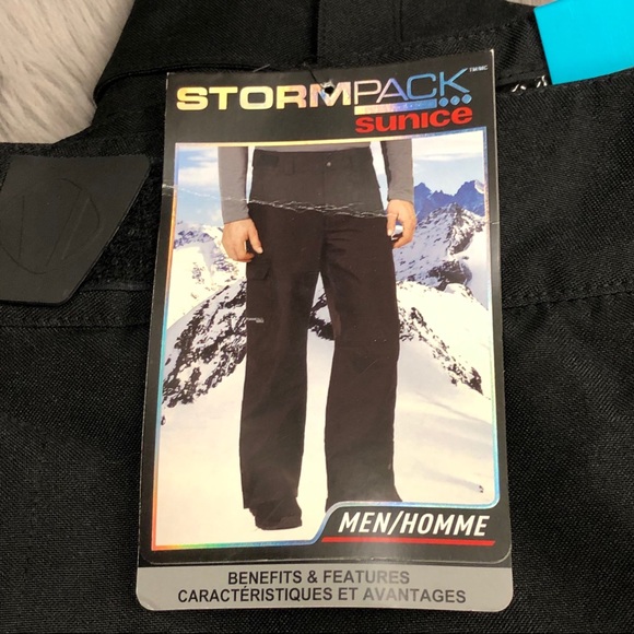 Stormpack Sunice Pants Stormpack Sunice Mens Snow Pants Black